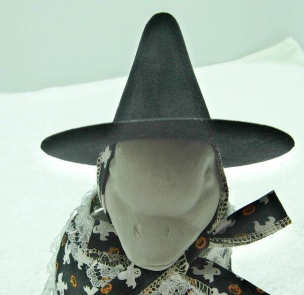 Halloween ghost w pumpkins witch outfit for BABY 6" house goose - Image 3