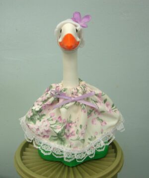 Summer lavender flowers on white for 7" 3d printer desk geese
