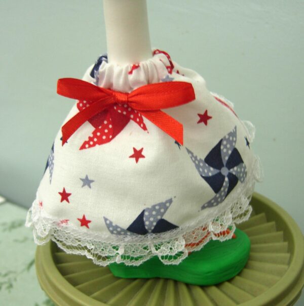 Patriotic pinwheels outfit for 7" 3d printer desk goose - Image 3