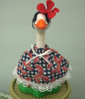 Summer watermelon outfit for 7" 3d printer desk or office geese