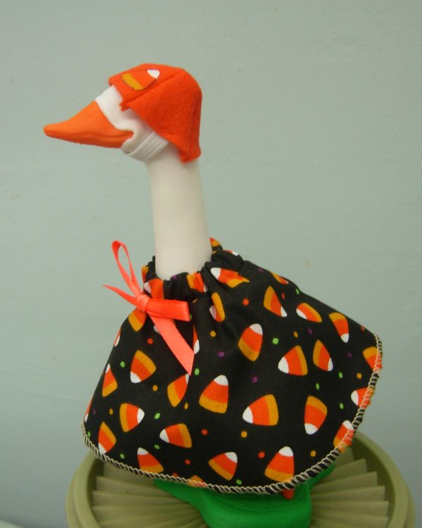 Fall candy corn dress for 7" 3d printer desk goose - Image 3