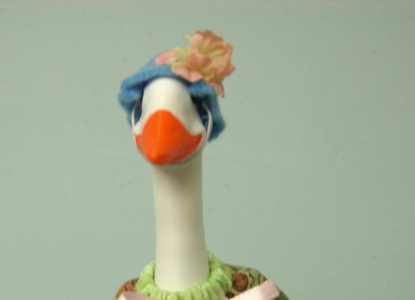 Summer patchwork outfit for 7" tiny or mini desk goose - Image 2