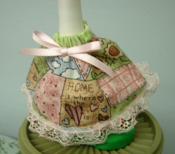 Summer patchwork outfit for 7" tiny or mini desk goose - Image 3