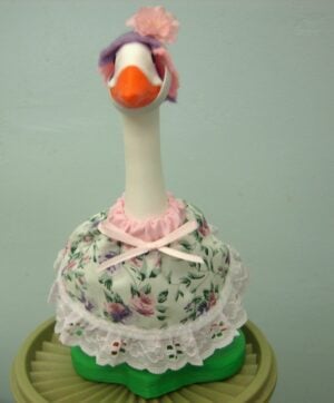 Summer pink and purple flowers outfit for 7" 3d printer desk goose