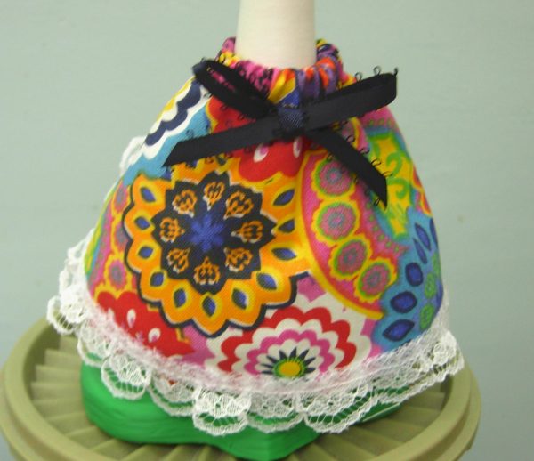 Summer colorful mandalas dress for 7" desk or office goose - Image 2